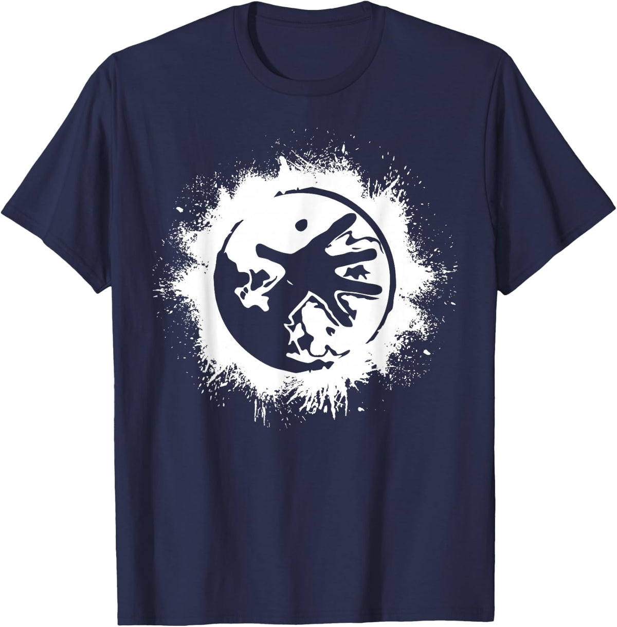 Wow Warlock Role Playing Gamer T-Shirt - Navy Blue