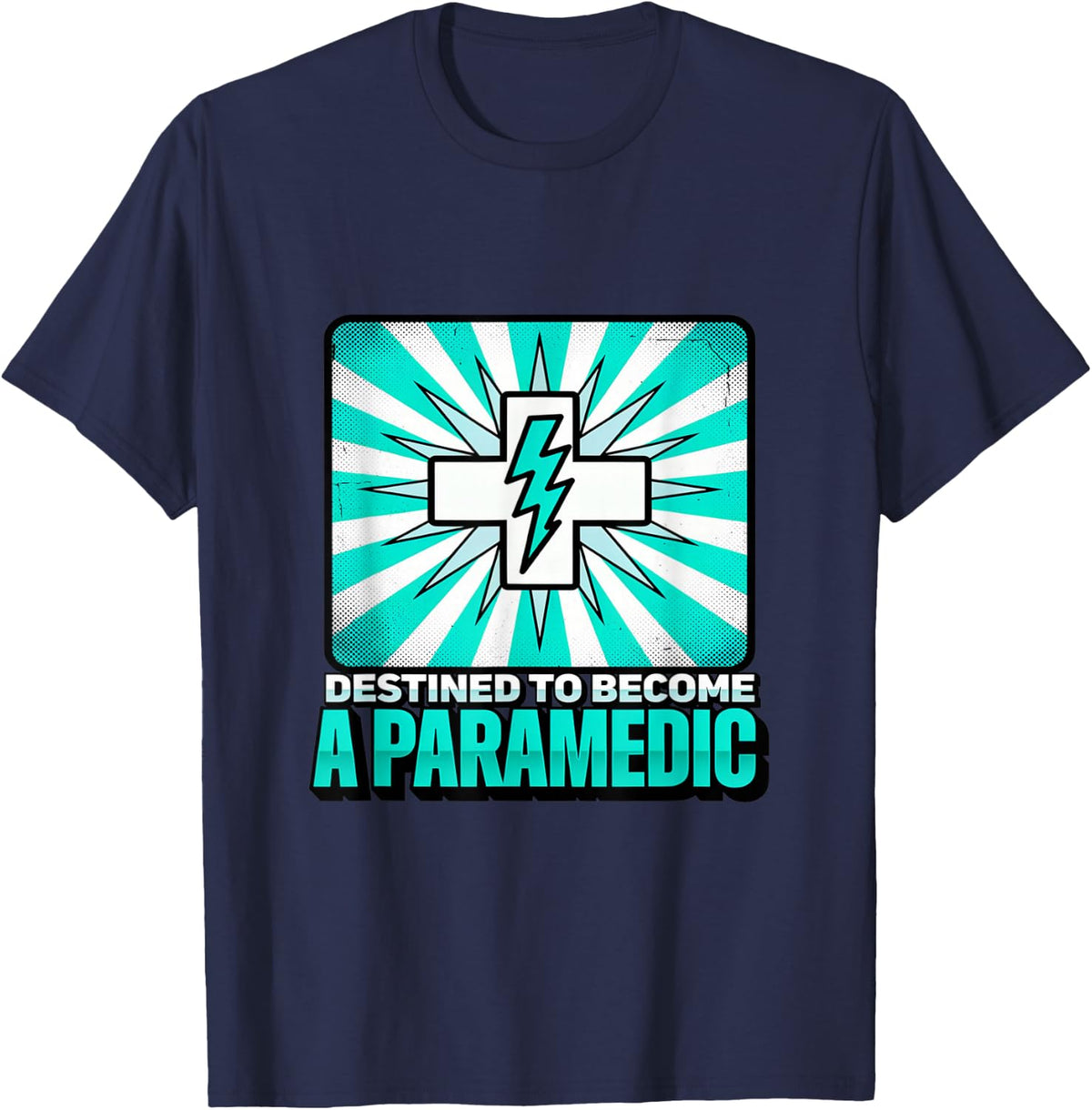 Destined to Be a Paramedic T-Shirt - Navy Blue