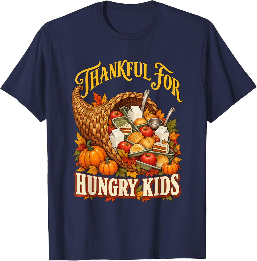Thanksgiving Paraprofessional Turkey Harvest Humor T-Shirt - Navy Blue