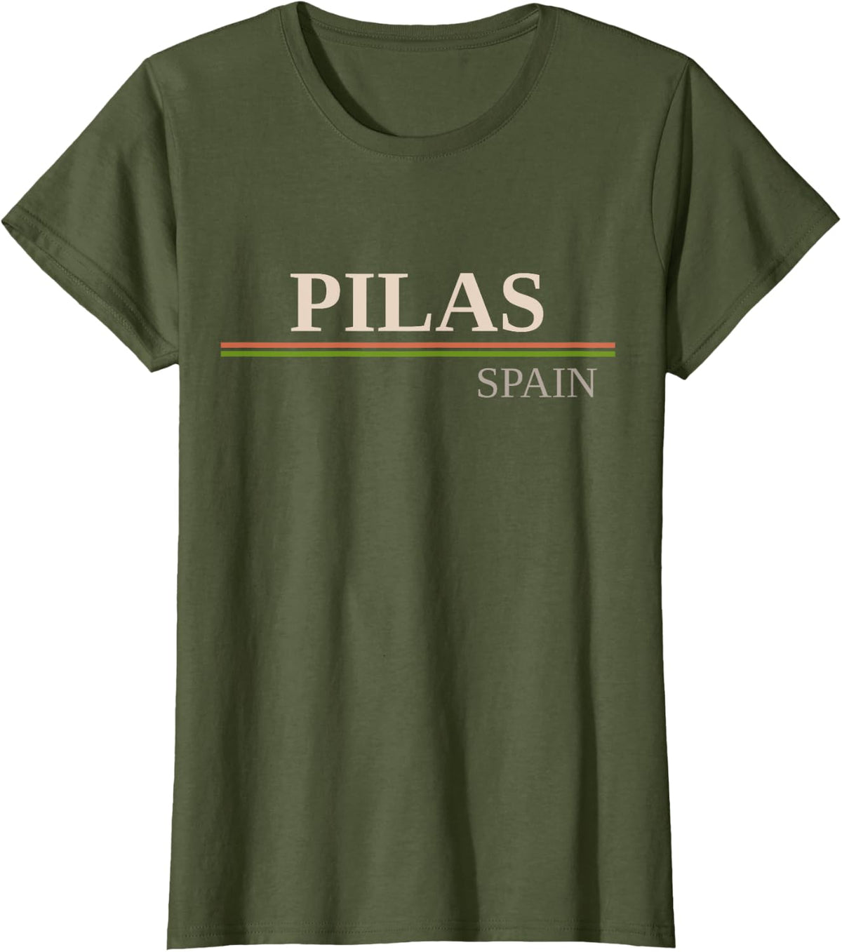 Pilas Spain T-Shirt - Olive Green