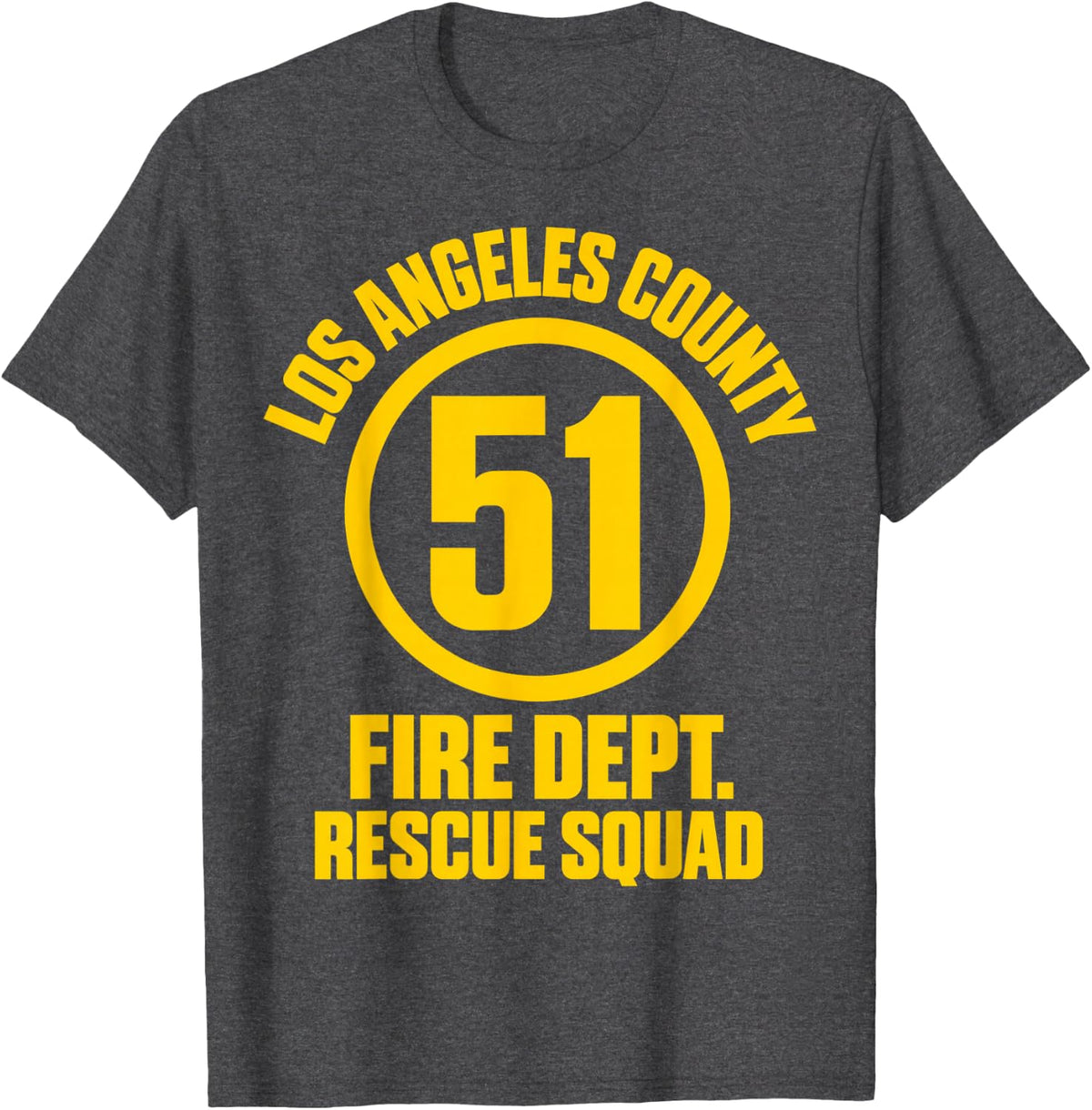 Fire Department T-Shirt - Dark Heather Grey