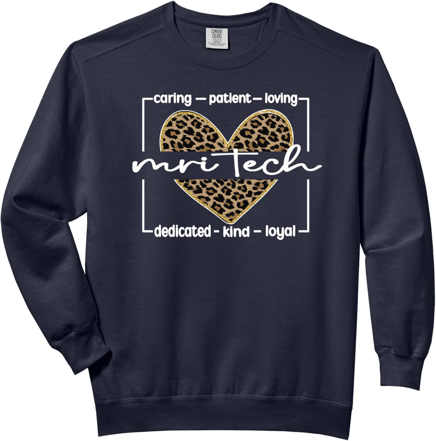 MRI Tech Appreciation MRI Technologist Comfort Colors Adult Sweatshirt - Adult Unisex Navy