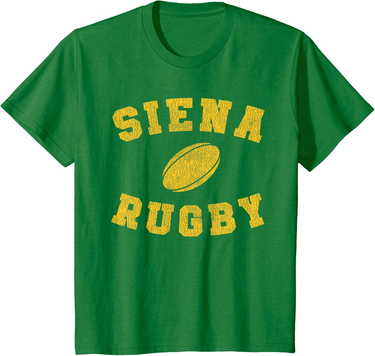 Siena College Saints Rugby Vintage Distressed Classic T-Shirt - Kelly Green