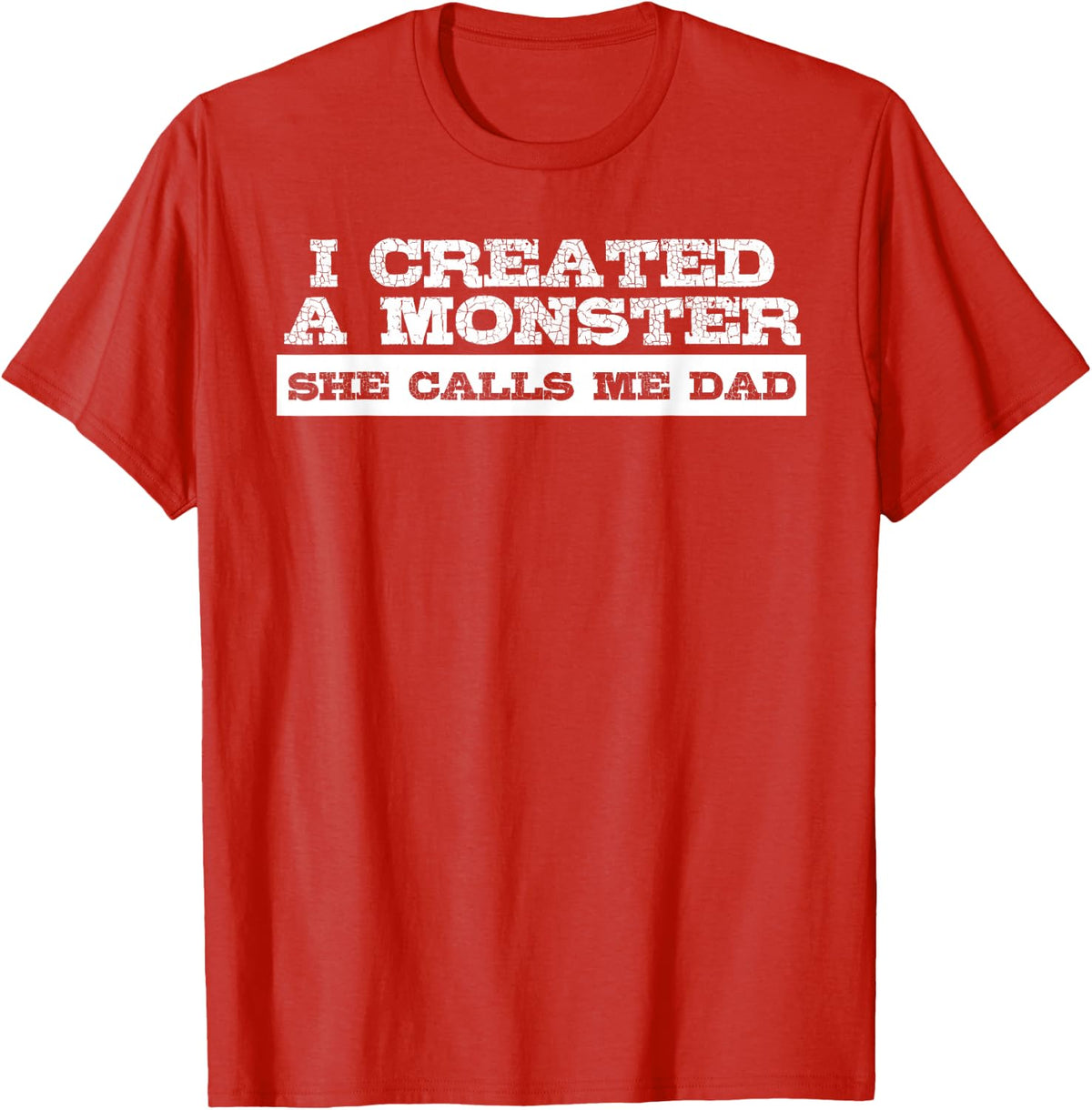Funny Tshirt Gift for Dad from Daughter First Father's Day T-Shirt - Red