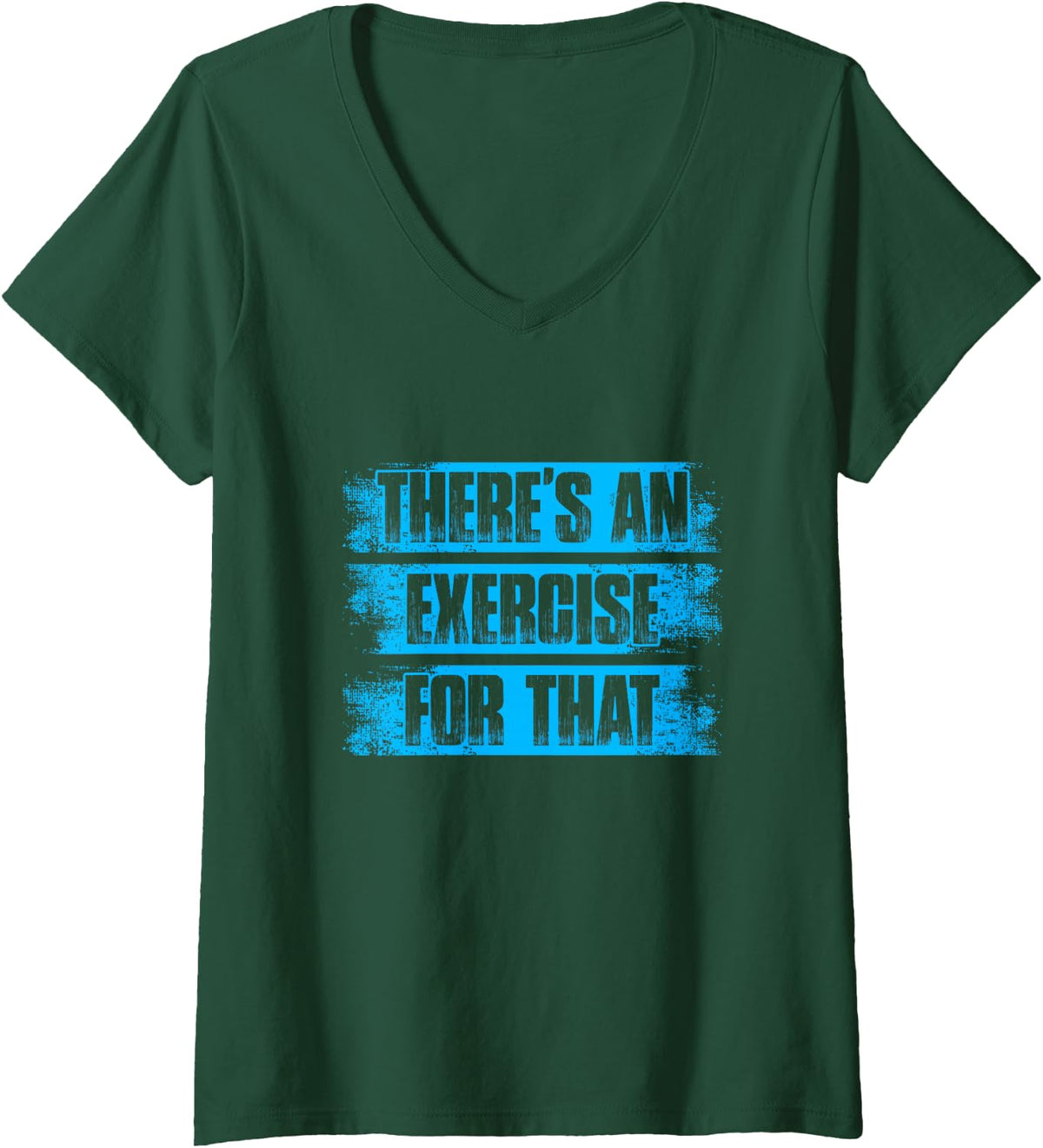 Women's Exercise for that Physical Therapist Physical Therapy Physio V-Neck T-Shirt - Dark Green