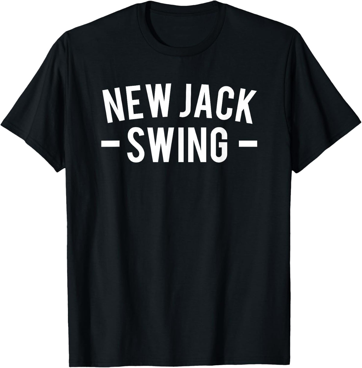 Jack Swing 90s R&B Hip Hop T-Shirt - Black