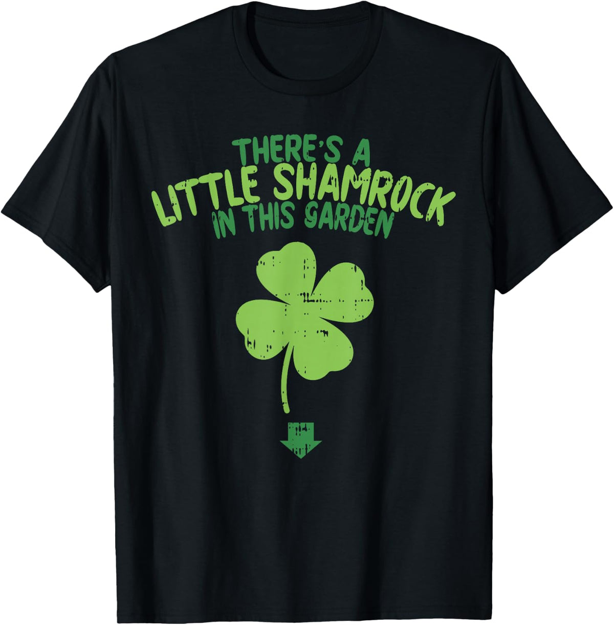Cute St Patricks Day Pregnancy Announcement Shirt Soon Mom T-Shirt - Black