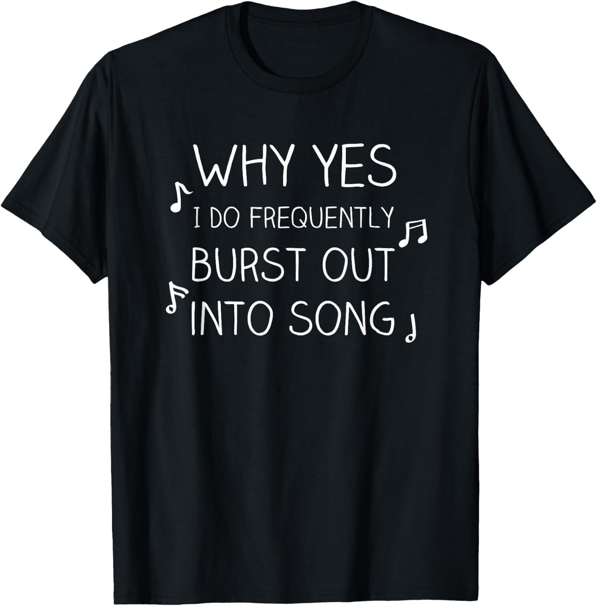 Funny Show Choir Singing Theater Nerd Gift T-Shirt - Black