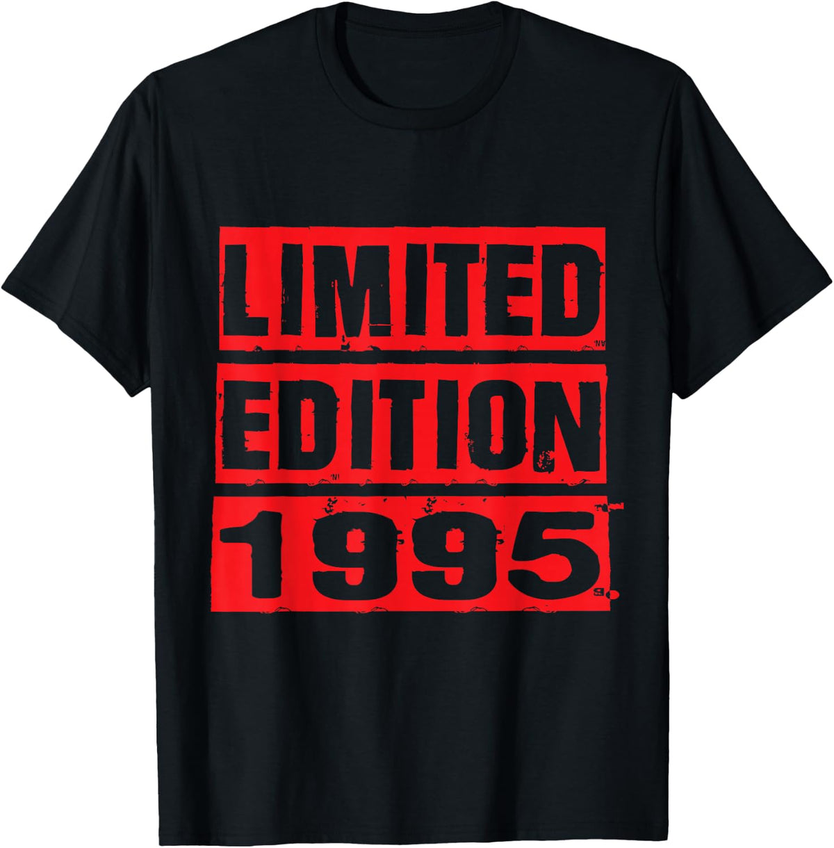 Limited Edition 1995 Birthday 1995 1995 Vintage T-Shirt - Black