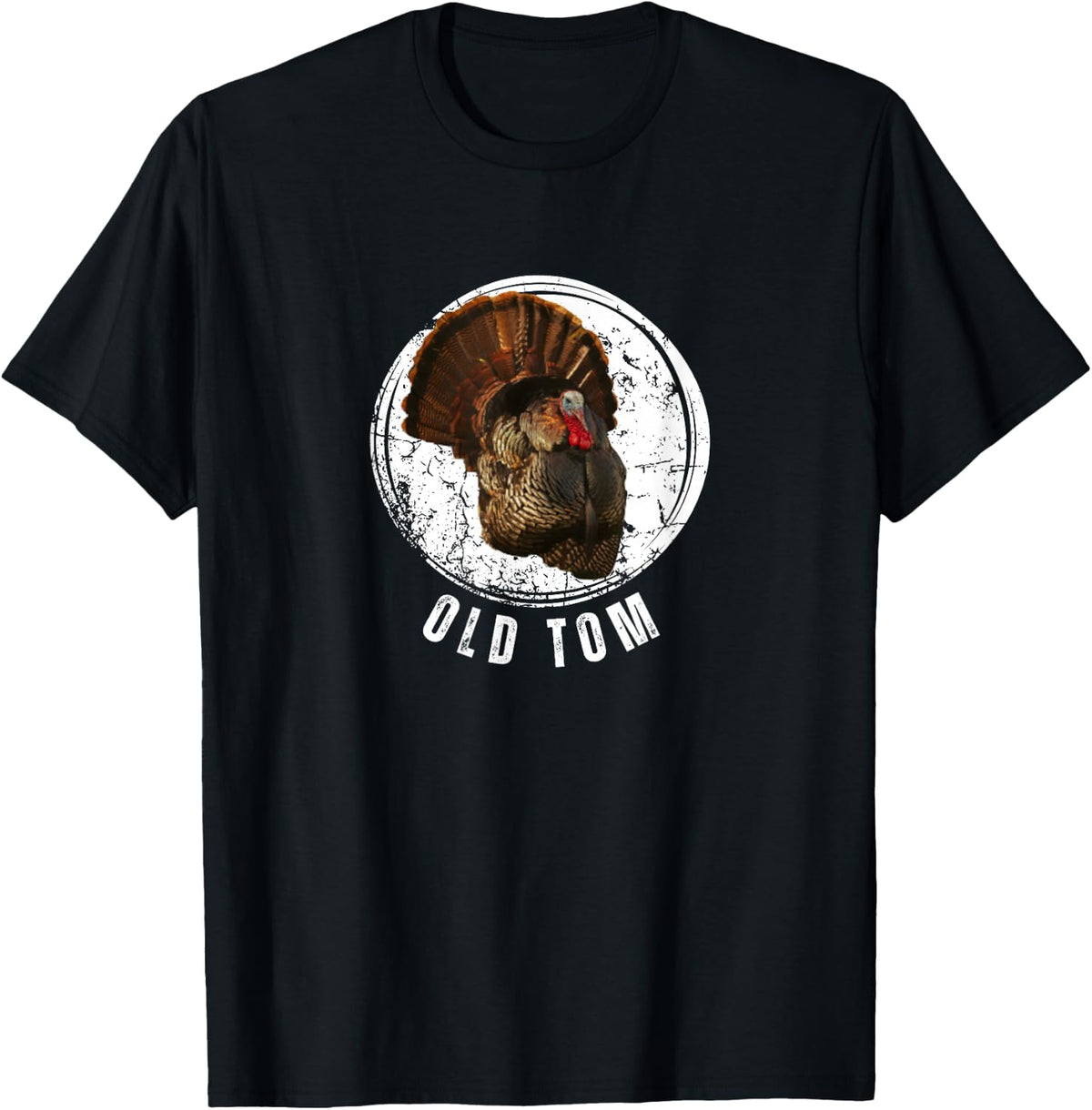 Turkey Hunting Shirt Old Tom Gobbler Turkey Hunting T-Shirt - Black