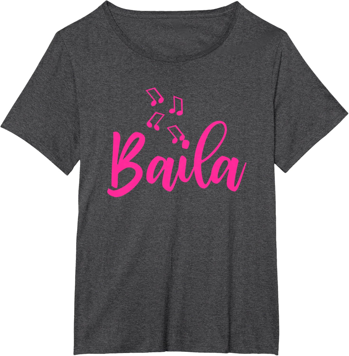 Baila - Salsa Dancer Dancing Gift For Ballroom Dancer T-Shirt - Dark Heather Grey