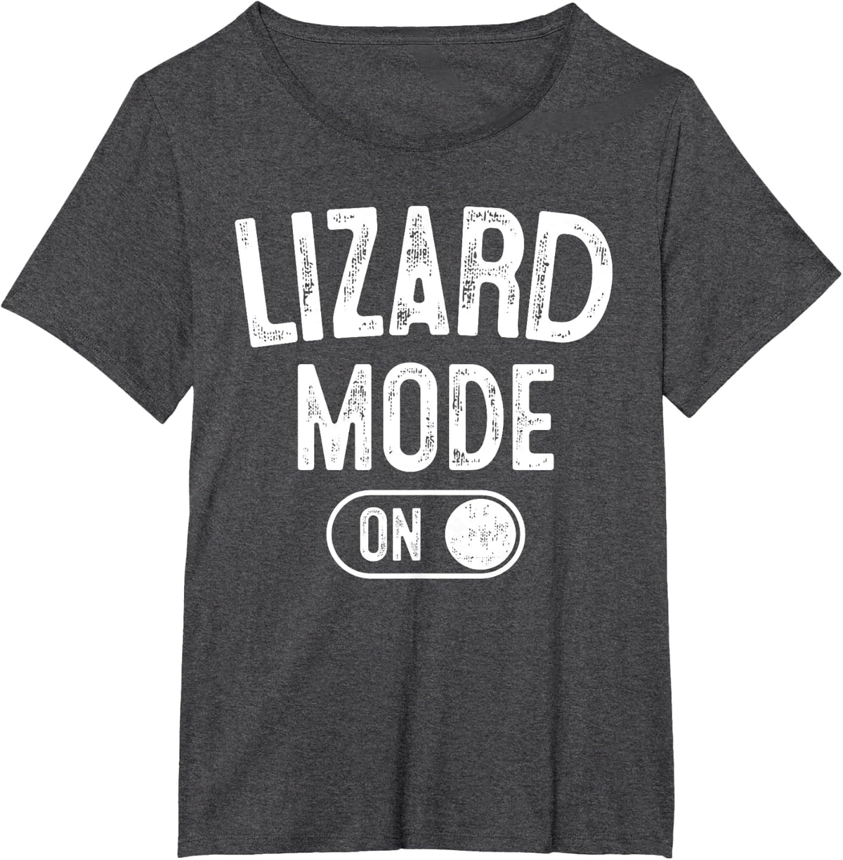 Lizard Mode On Costume Funny Reptile Party Gift Zoo Lover T-Shirt - Dark Heather Grey