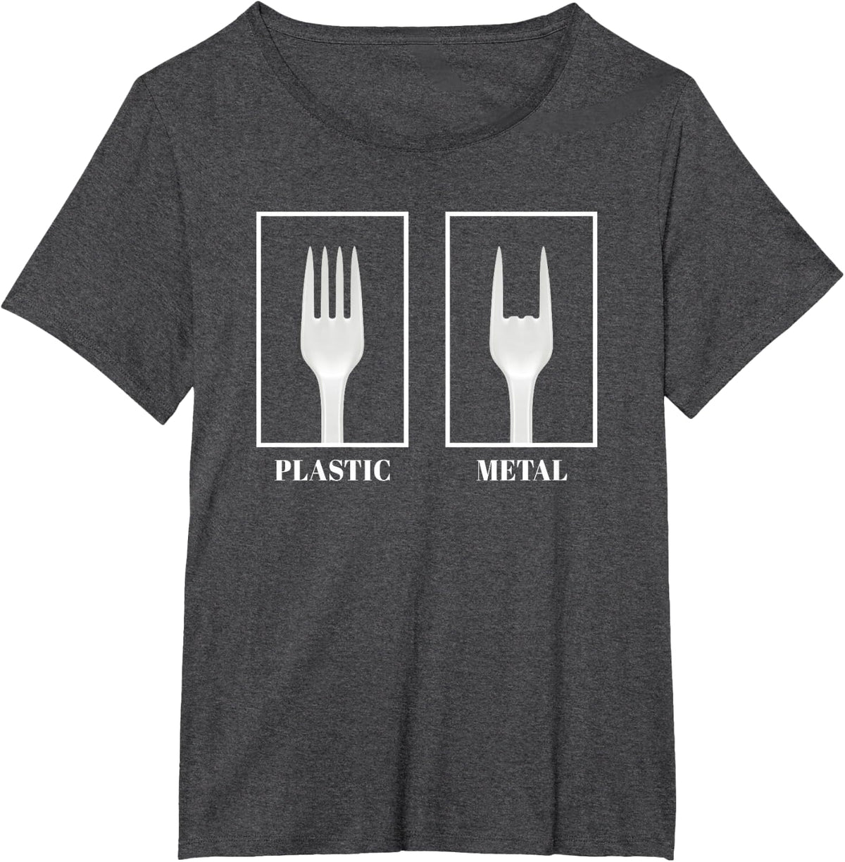 Heavy Metal Grunge Hard Rock Pun Funny Metalhead T-Shirt - Dark Heather Grey