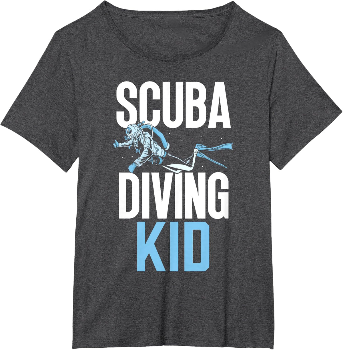 Scuba Diving Kid Divers Dive Diver Diving T-Shirt - Dark Heather Grey