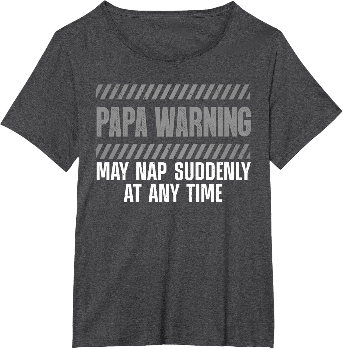 Funny Papa Art For Grandpa From Grandkids Father's Day Papa T-Shirt - Dark Heather Grey