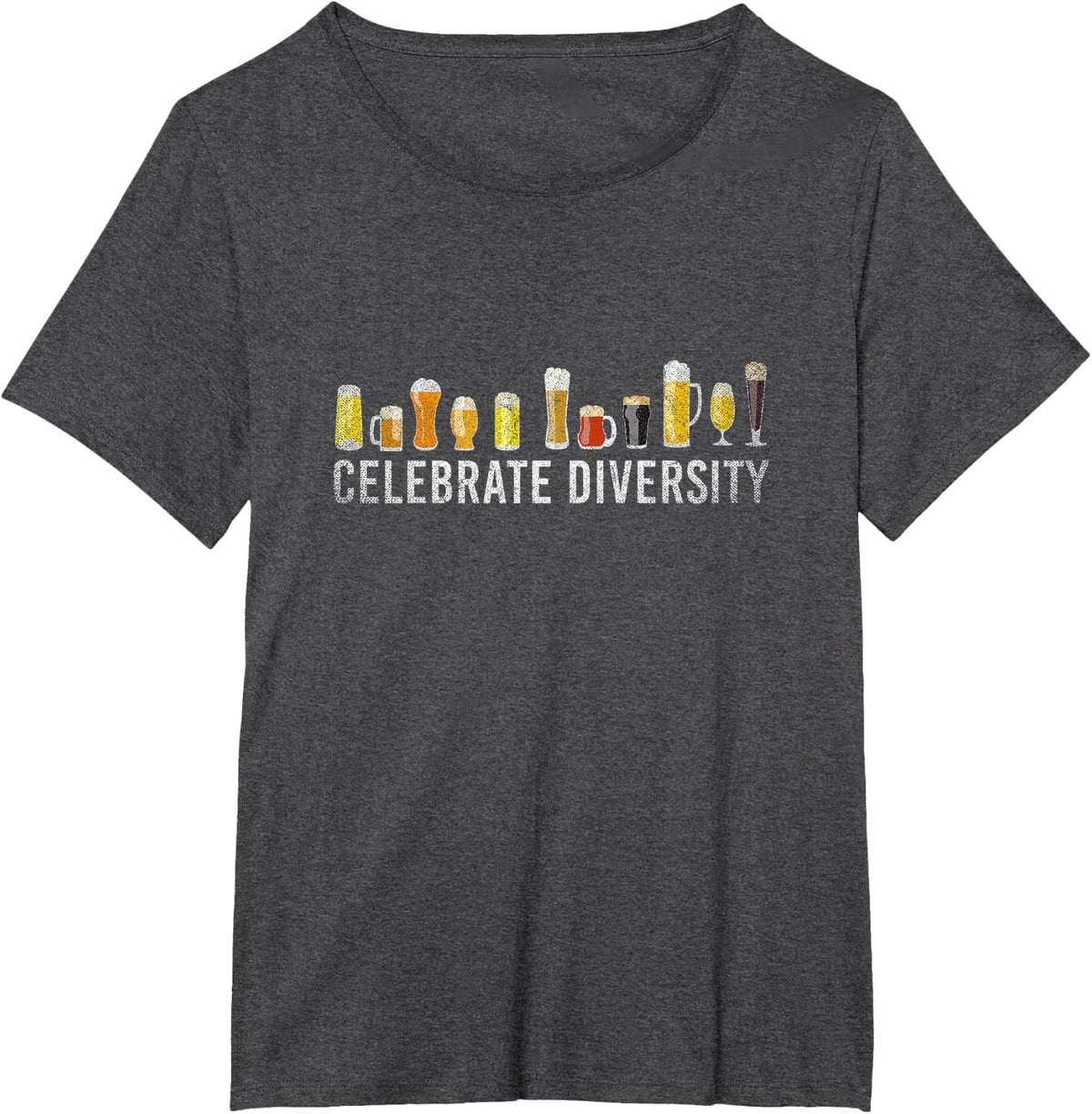 Beer Fan Gift Idea Drinking Barley Strong Beer T-Shirt Tee for Men Women - Dark Heather Grey