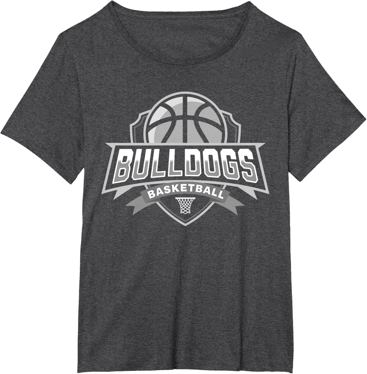 Bulldogs Sports Mascot - for Bulldogs Basketball T-Shirt - Dark Heather Grey