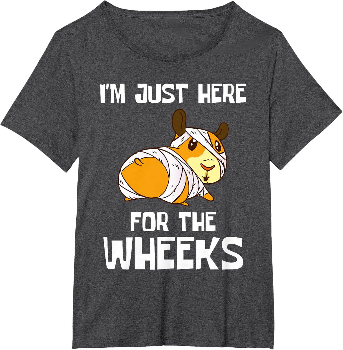 Guinea Pig Halloween Accessories Mummy Piggy Stuff Cavy T-Shirt - Dark Heather Grey