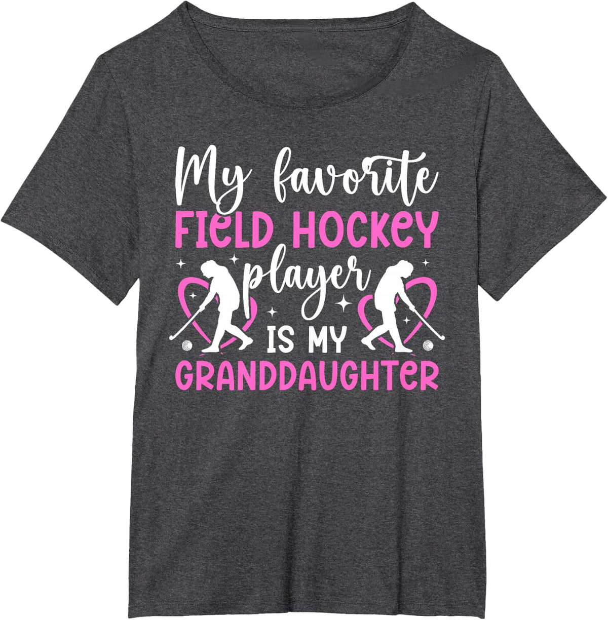 Field Hockey Nana Proud Nana Of A Field Hockey Player Nana T-Shirt - Dark Heather Grey