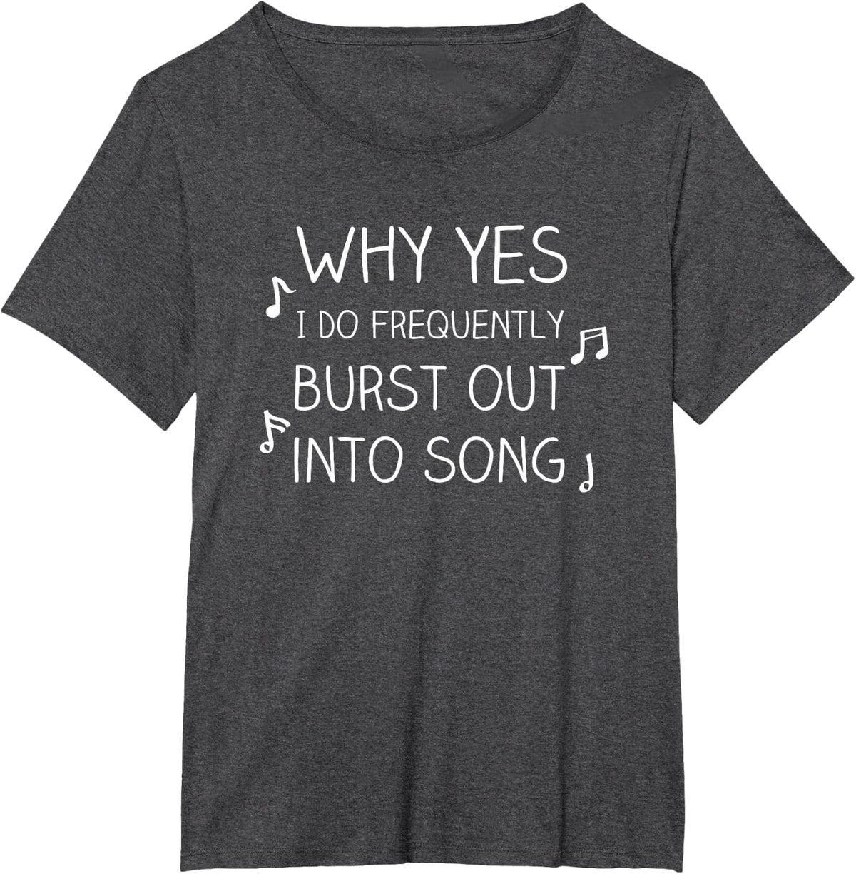 Funny Show Choir Singing Theater Nerd Gift T-Shirt - Dark Heather Grey