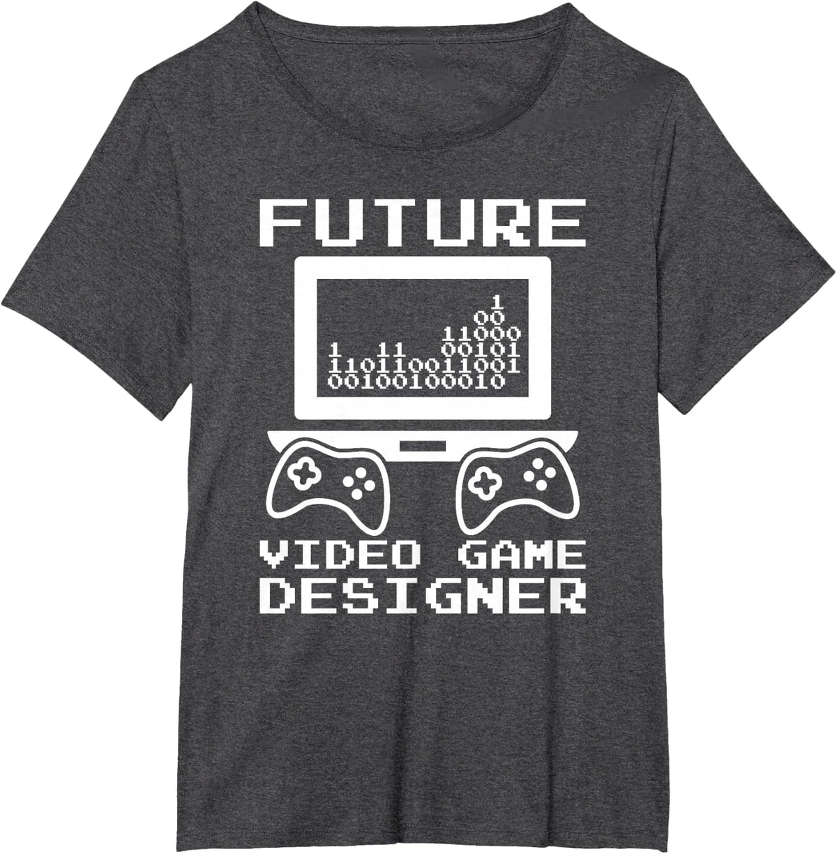 Kids Game Developer Shirt Future Video Game Designer T-Shirt - Dark Heather Grey