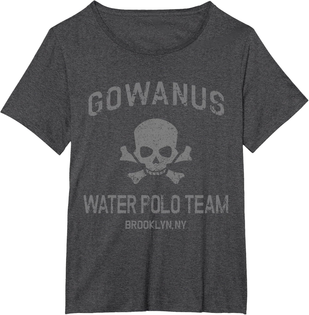 Gowanus Water Polo Team Brooklyn Funny Brooklynite Shirt T-Shirt - Dark Heather Grey