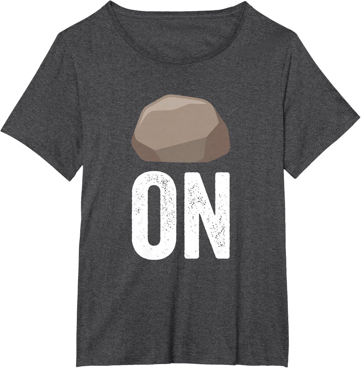 Funny Rock On Rocks Hunter Tee Rockhound Fossils Collecting T-Shirt - Dark Heather Grey