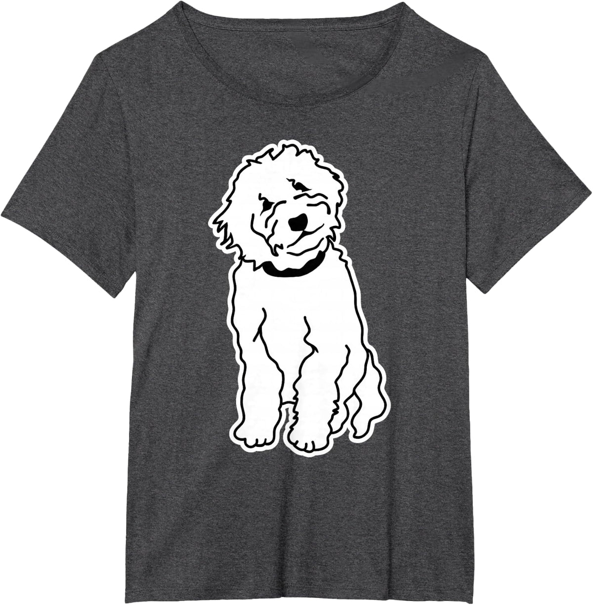 Goldendoodle T-Shirt T-Shirt - Dark Heather Grey