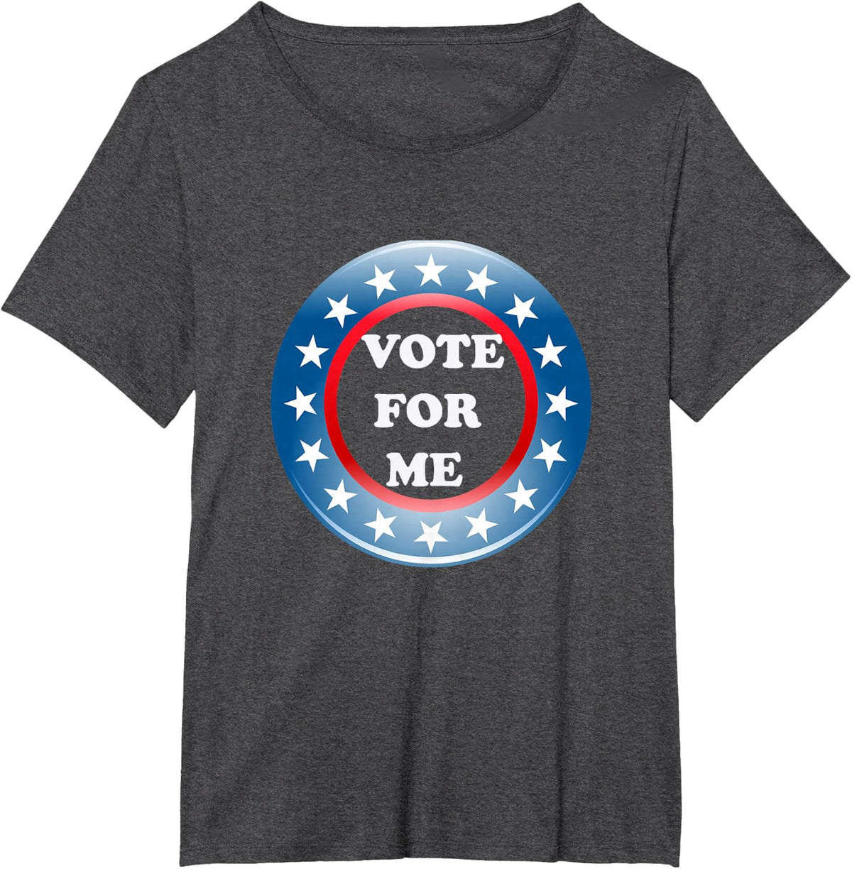 I Voted Election Day Voting Register to Vote For Me 2024 T-Shirt - Dark Heather Grey