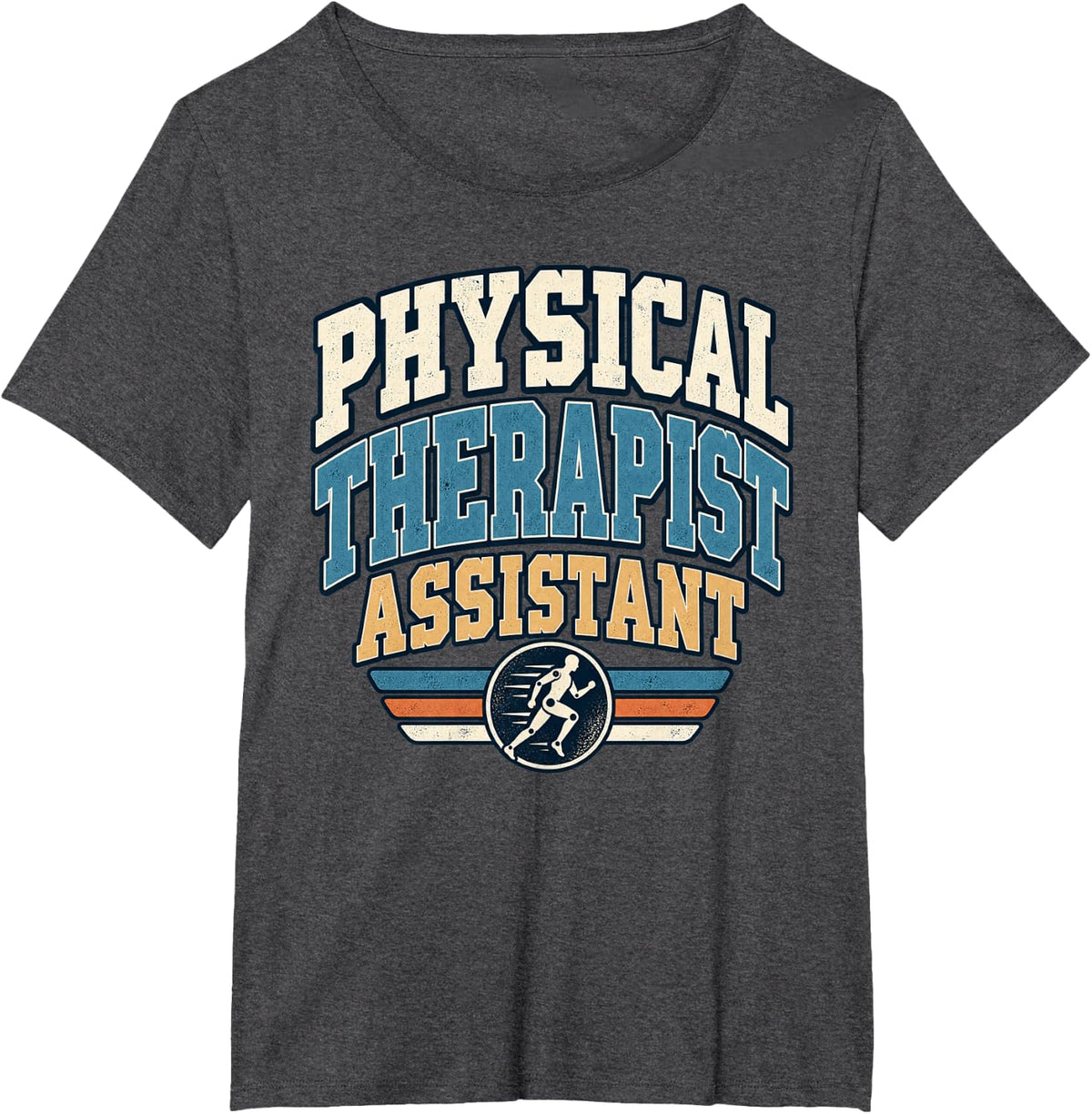 Physical Therapist Assistant for Men Therapy PT Month Male T-Shirt - Dark Heather Grey