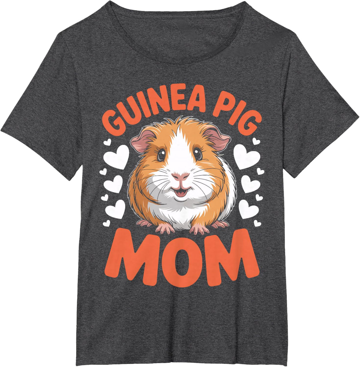Pet Owner Guinea Pig Mom Small Animal Love T-Shirt - Dark Heather Grey
