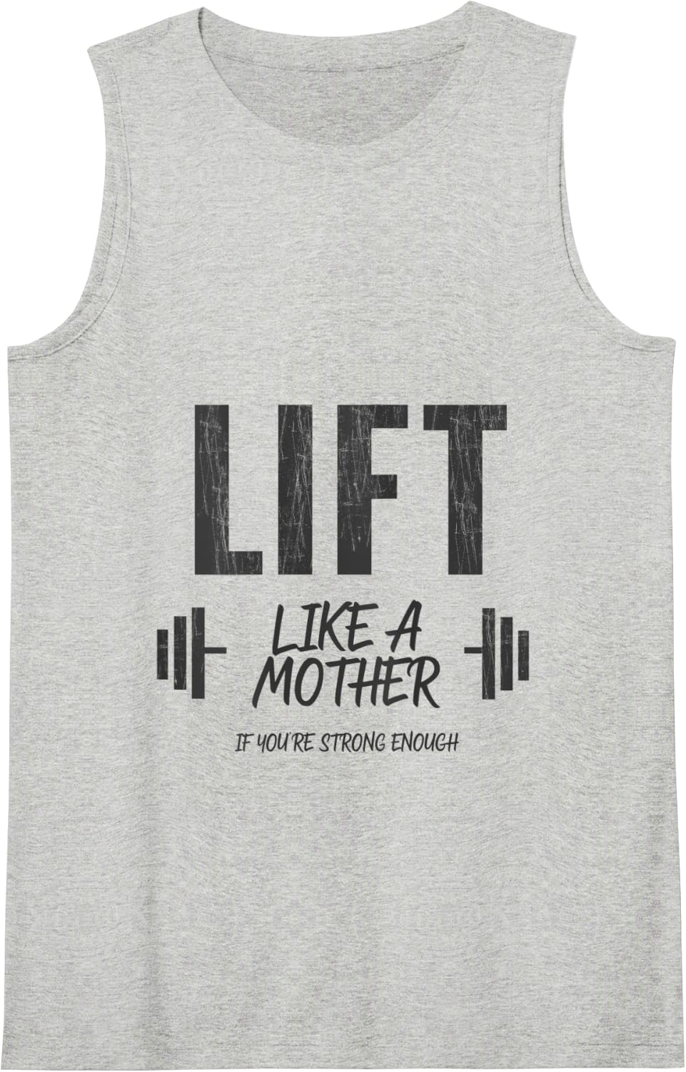 Womens Weightlifting Mom Lift Like A Mama Mothers Day Womens Tank Top - Heather Grey