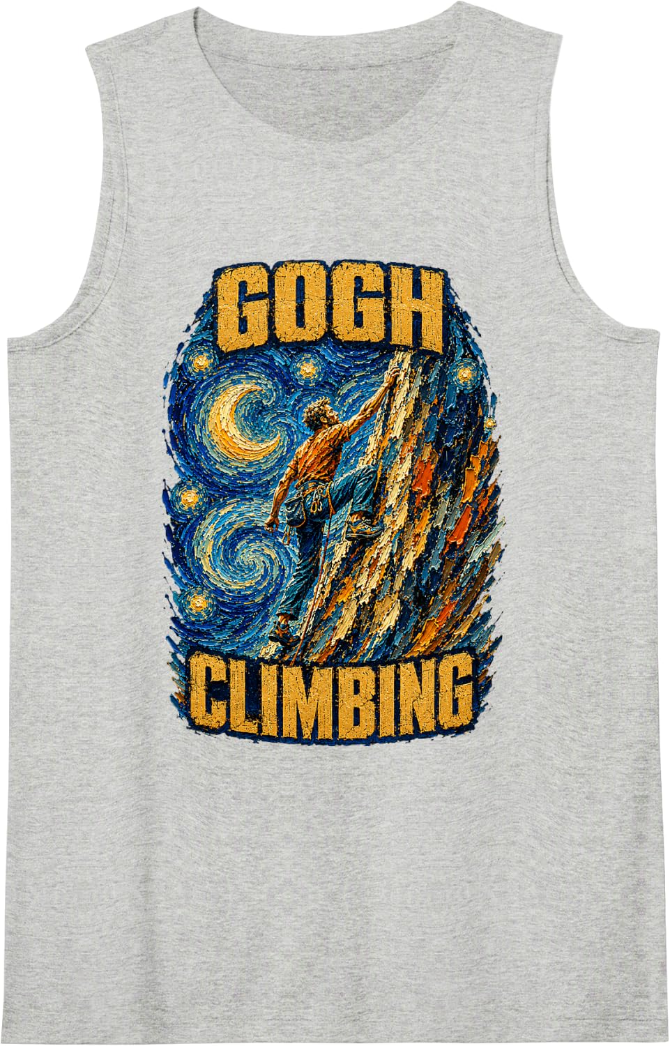 Gogh Climbing Tank Top - Heather Grey