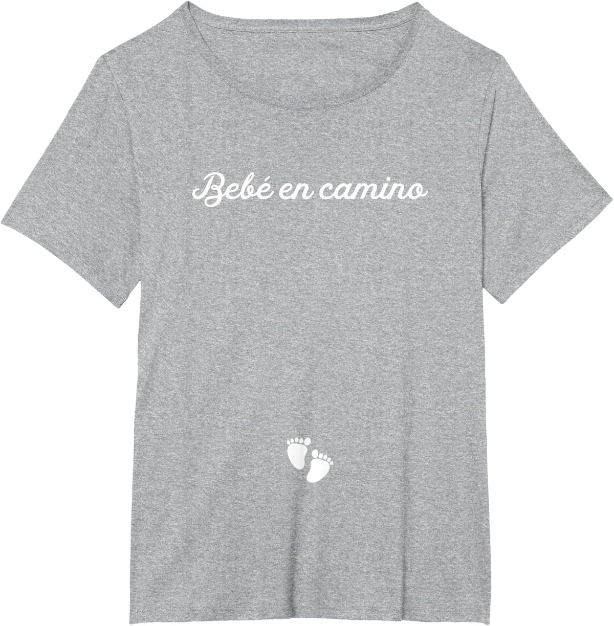 Bebe en camino Spanish Espanol Pregnancy Announcement Shirt T-Shirt - Heather Grey