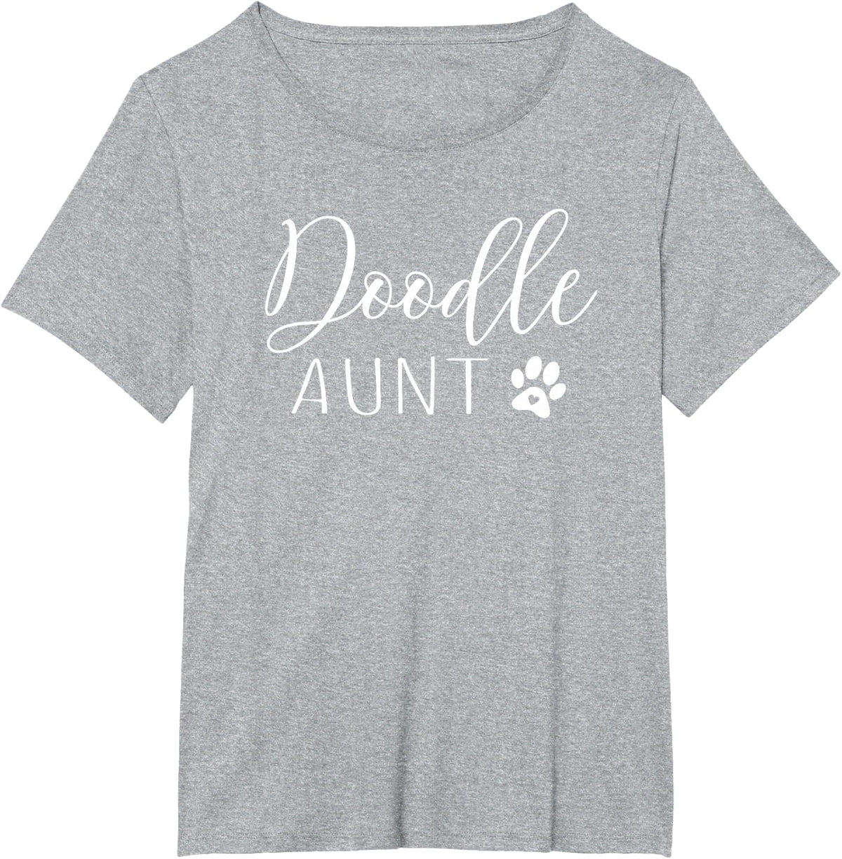 Doodle Aunt Dog Auntie Gift Golden Goldendoodle Labradoodle T-Shirt - Heather Grey