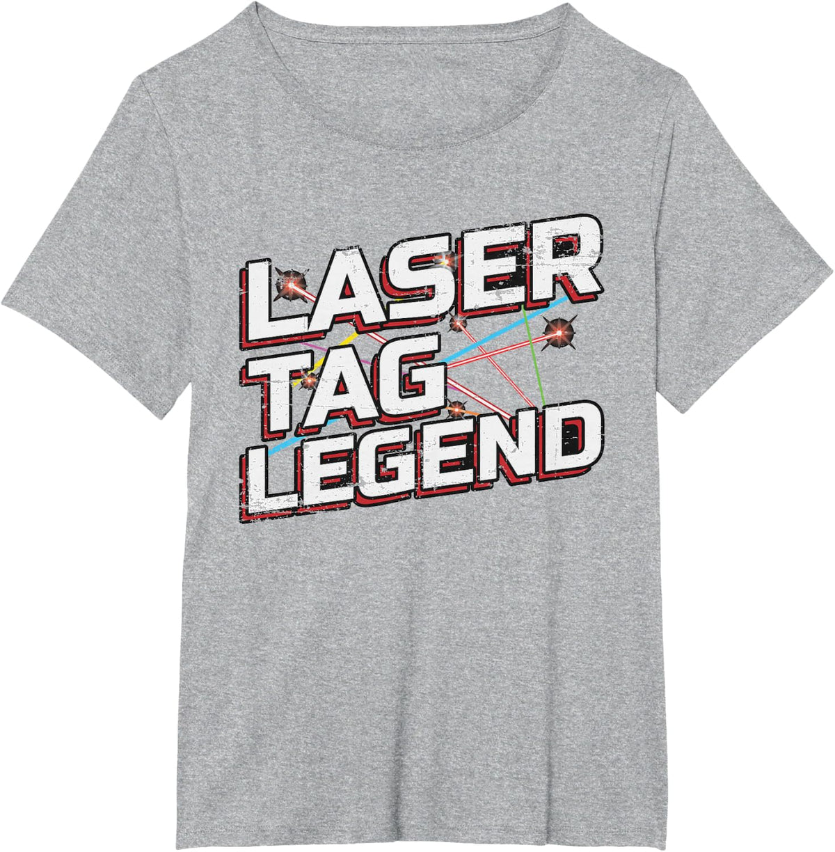 Laser Tag Legend for a Laser Tag Team T-Shirt - Heather Grey