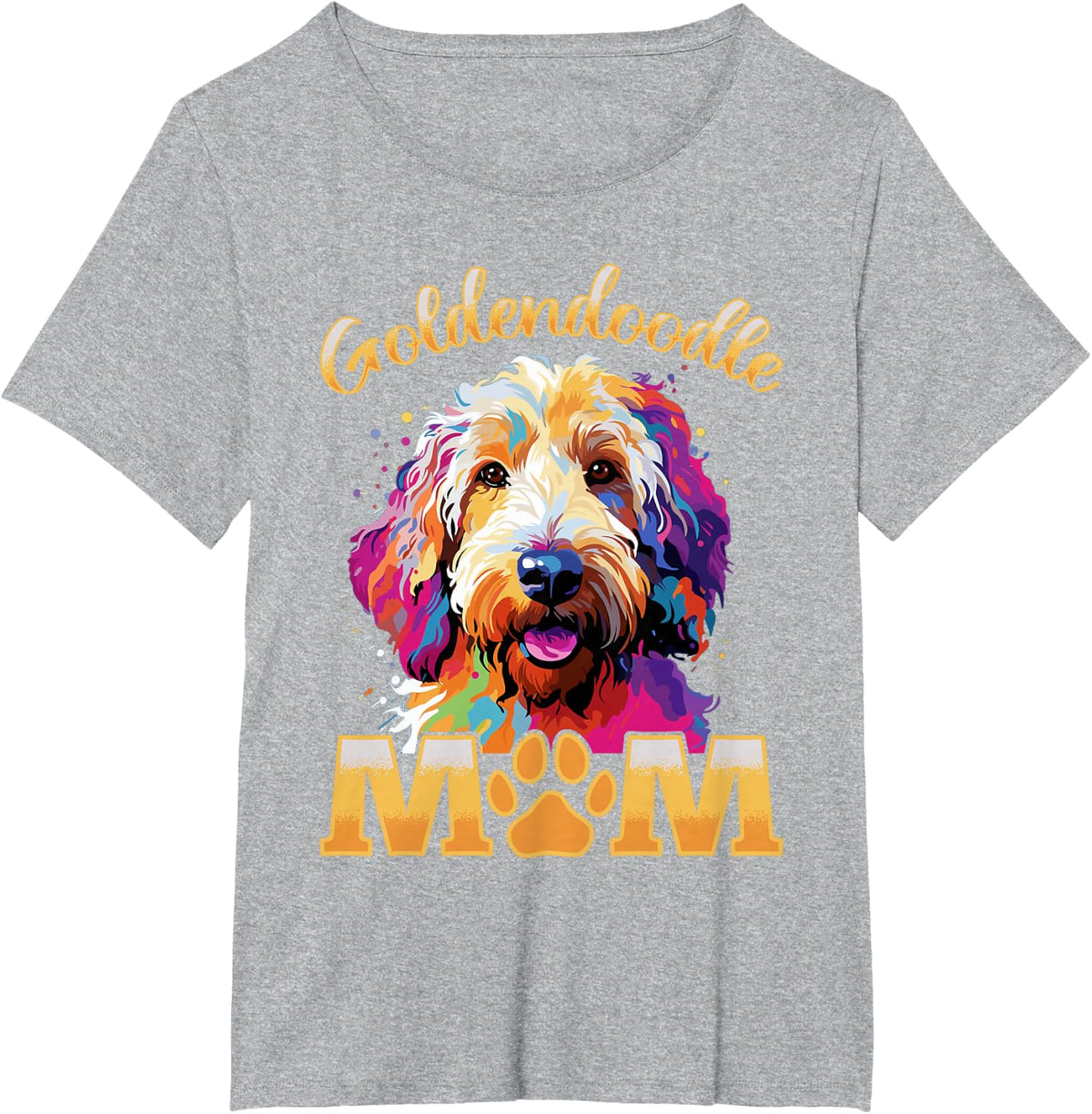 Goldendoodle Dog Breed Pet Goldendoodle Mom T-Shirt - Heather Grey