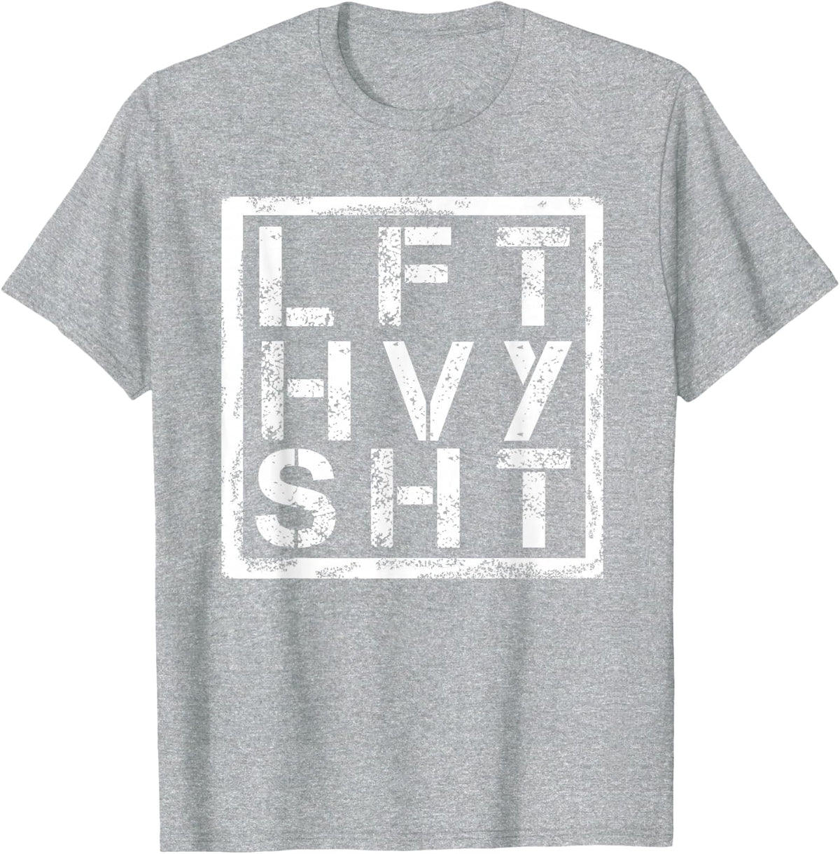LFT HVY SHT - Lift Heavy Shi... - T-Shirt - Heather Grey