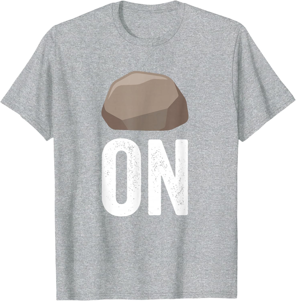 Funny Rock On Rocks Hunter Tee Rockhound Fossils Collecting T-Shirt - Heather Grey