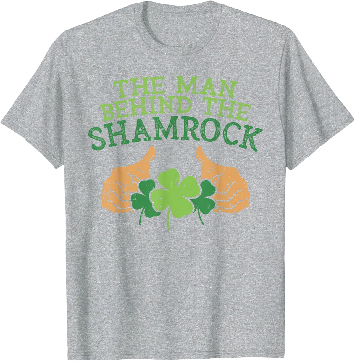 Funny St Patricks Day Pregnancy Announcement Dad Shirt Man T-Shirt - Heather Grey