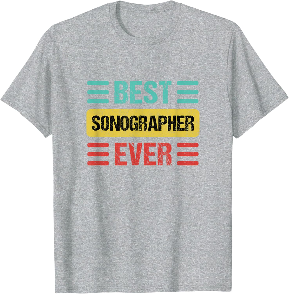 Sonographer T-Shirt - Heather Grey