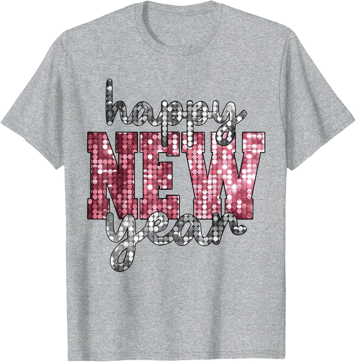 2025 Happy New Year's Eve Party Countdown Friends Family T-Shirt - Heather Grey