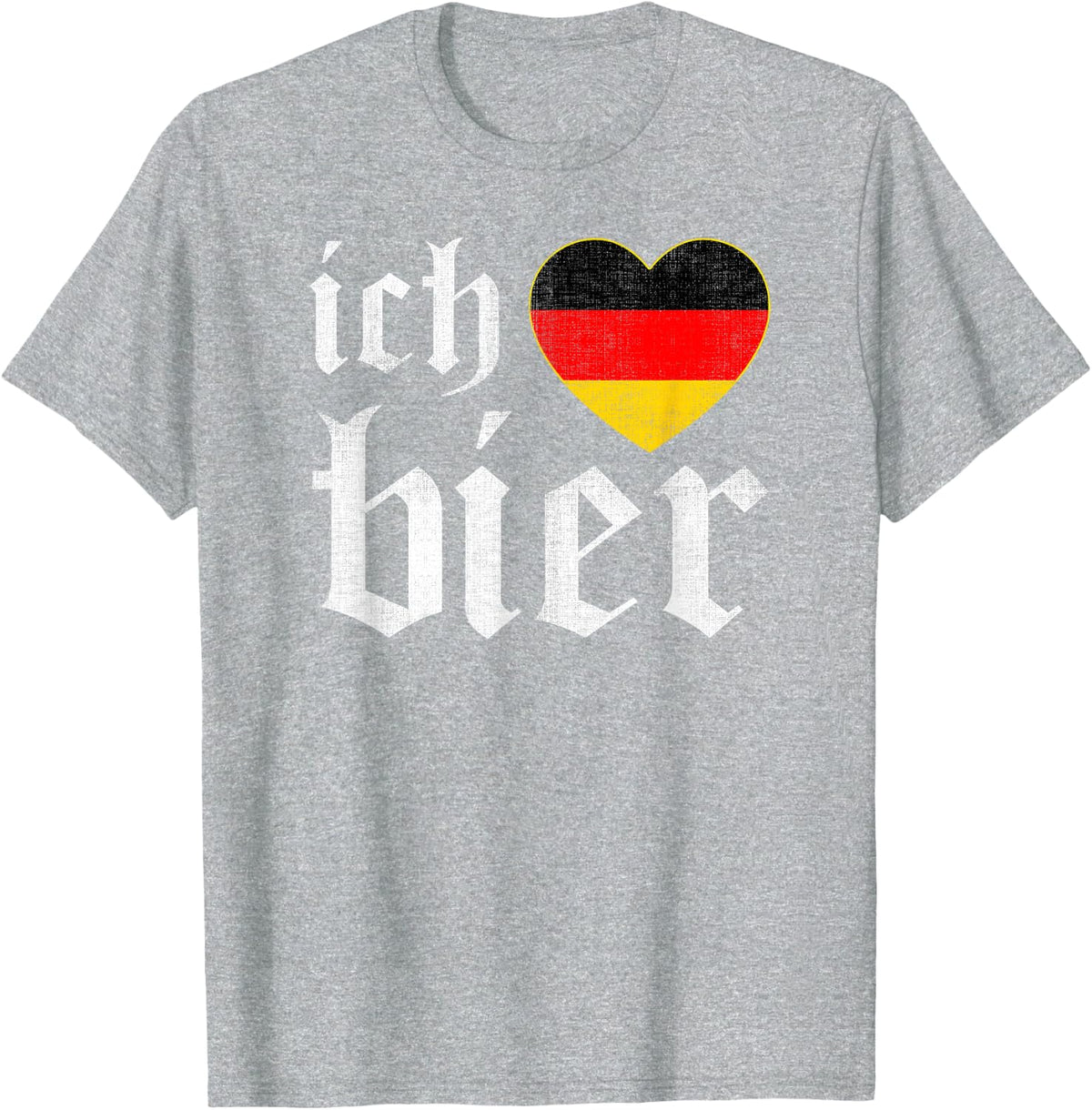 I Love Beer Oktoberfest Cheers German Beer Drinking Team Gift T-Shirt - Heather Grey